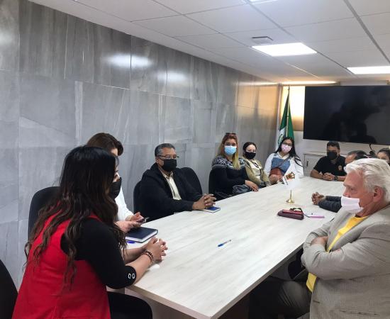 Visita del ICAAFYD a Cultura Física y Deportes
